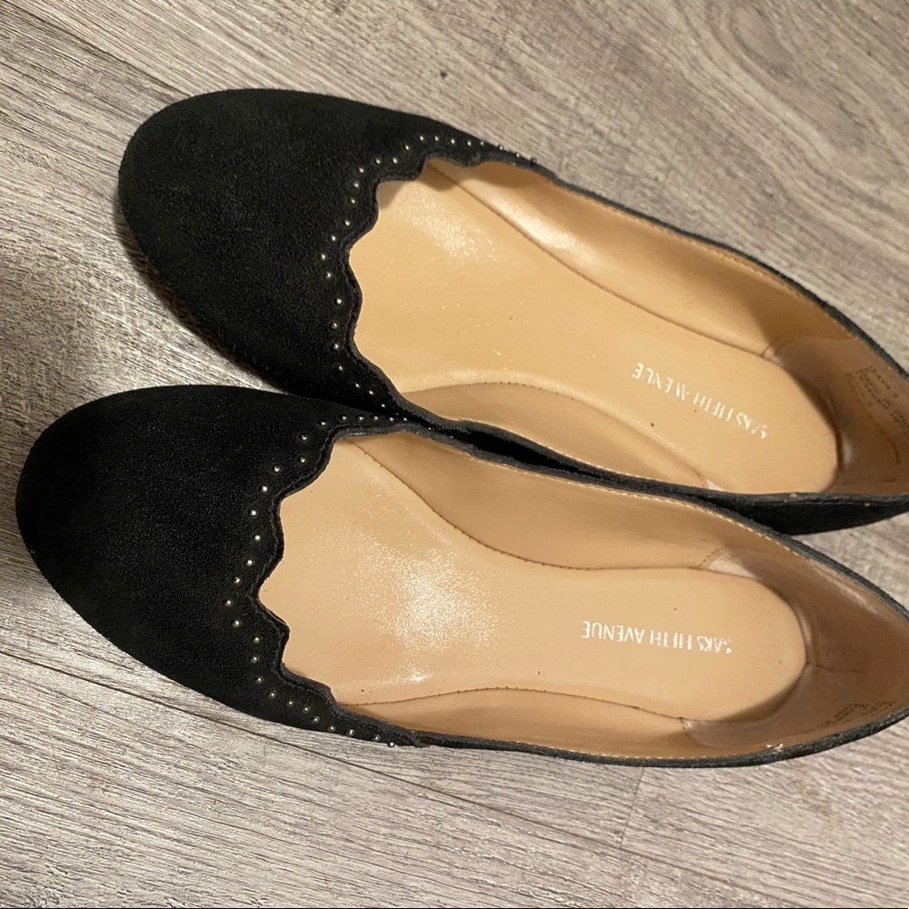 Saks Fifth Avenue Black Ballet Shoes